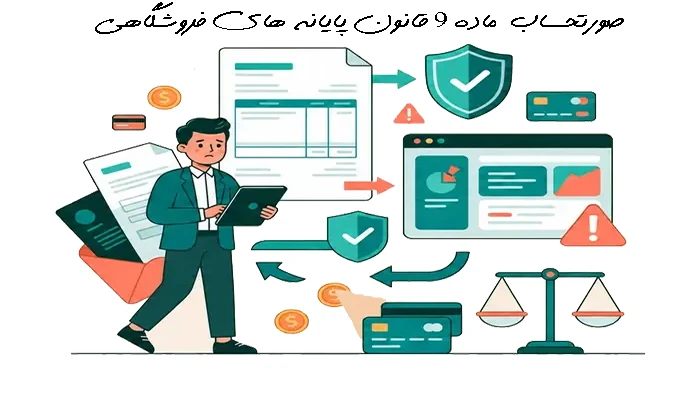 ماده 9 قانون پایانه های فروشگاهی